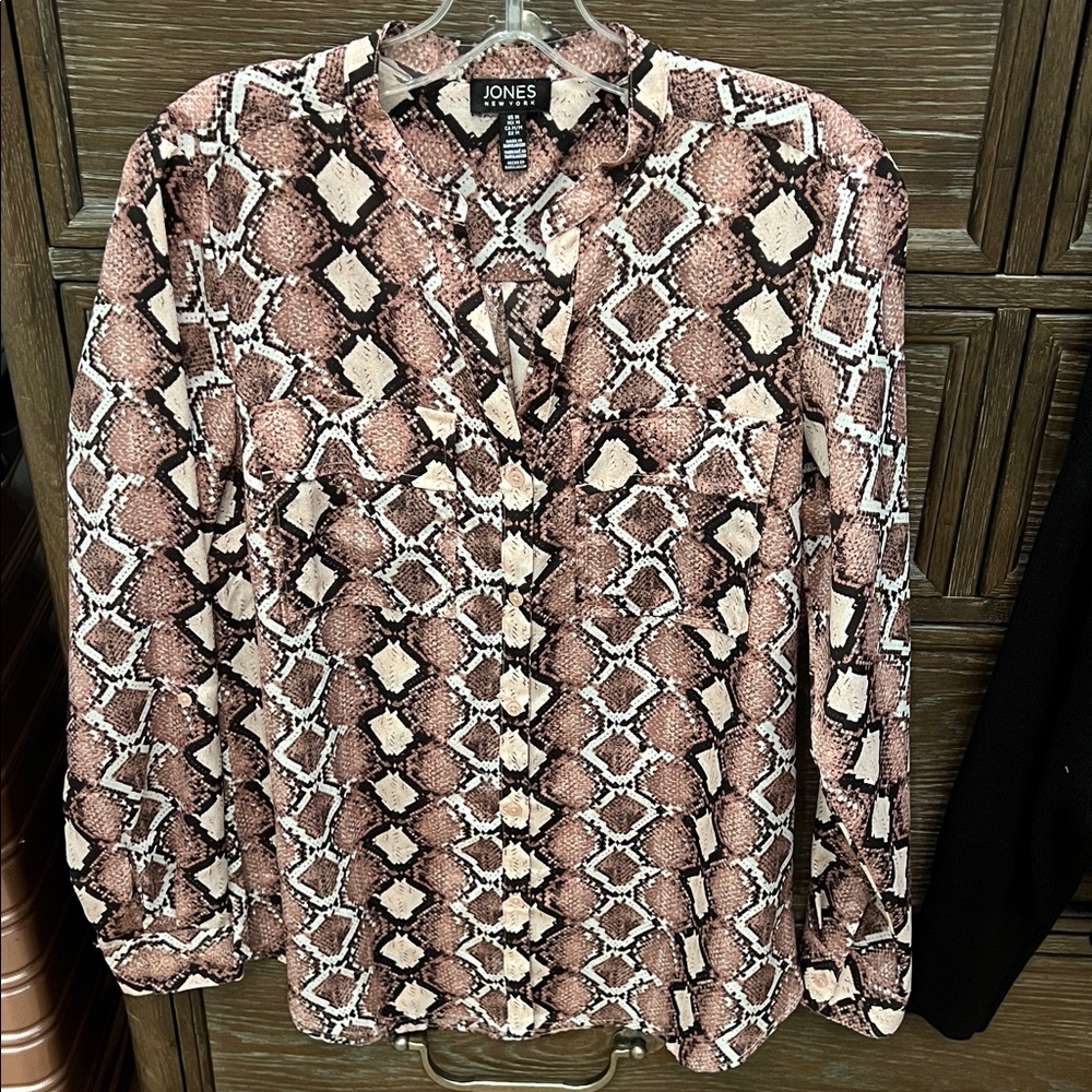 Jones New York Men's Snake Print Shirt